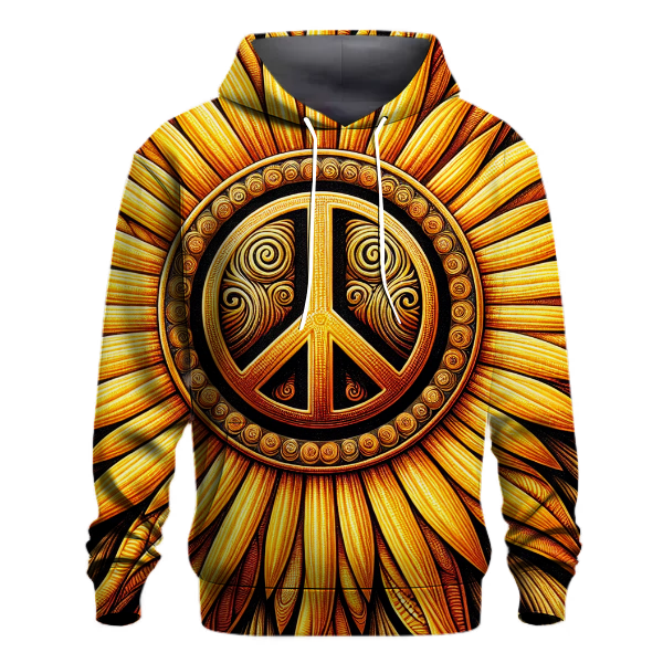 Sunburst Peace Medallion Hoodie