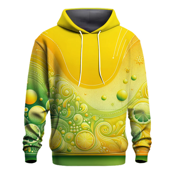 Energizing Citrus Burst Gradient Hoodie