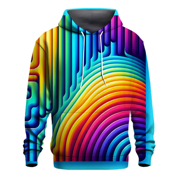 Radiant Rainbow Fade Hoodie