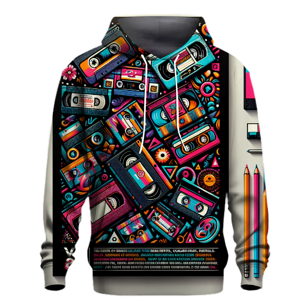 Retro VHS Tapes Hoodie