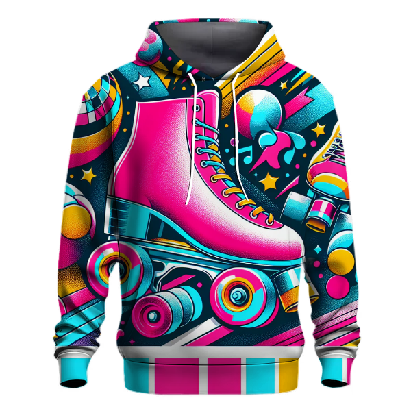 Retro Roller Skating Dreams Hoodie