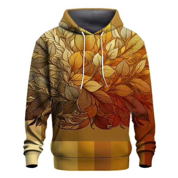 Autumn Amber Drift Hoodie