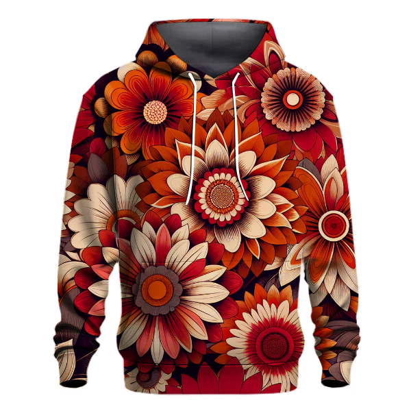 Bold Floral Revival Hoodie