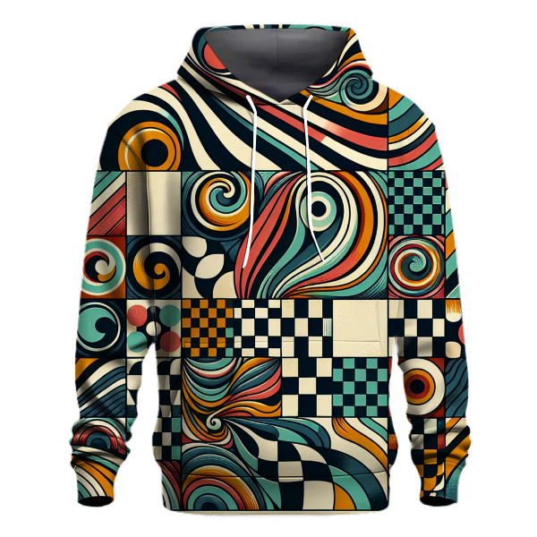 Funky Vibe Checkerboard Hoodie
