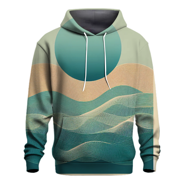 Ocean Waves Ombre Hoodie