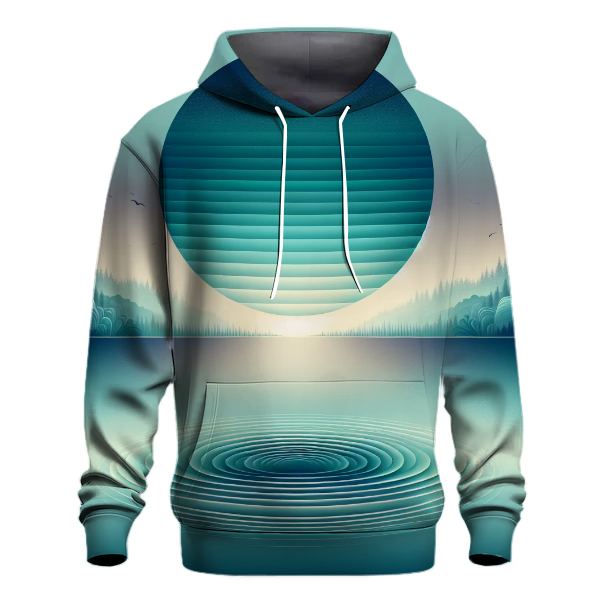 Glimmering Lake Gradient Hoodie
