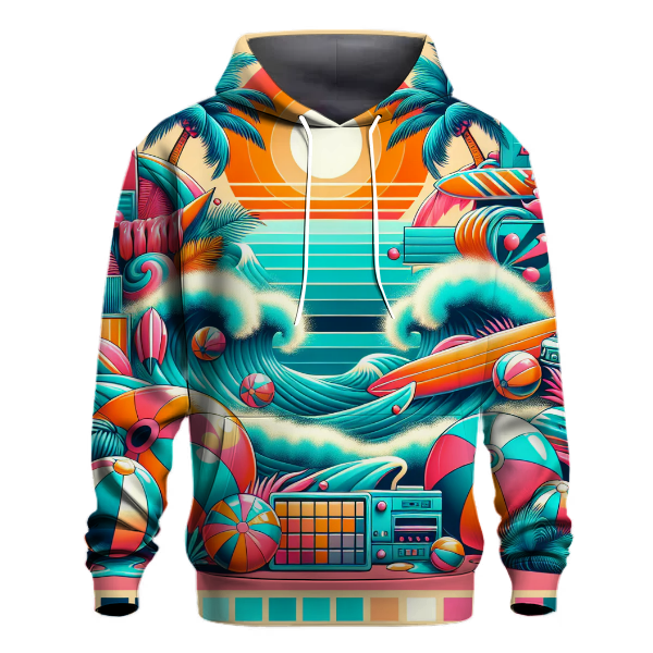 Retro Wave Riders Hoodie