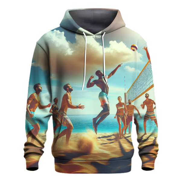 Beach Volleyball - Sunlit Sand Hoodie