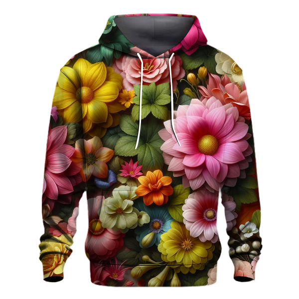 Colorful Summer Blooms Hoodie
