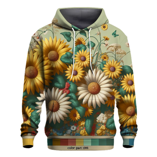 Classic Floral Grooves Hoodie