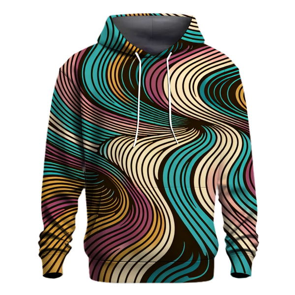 Groovy Waves Delight Hoodie