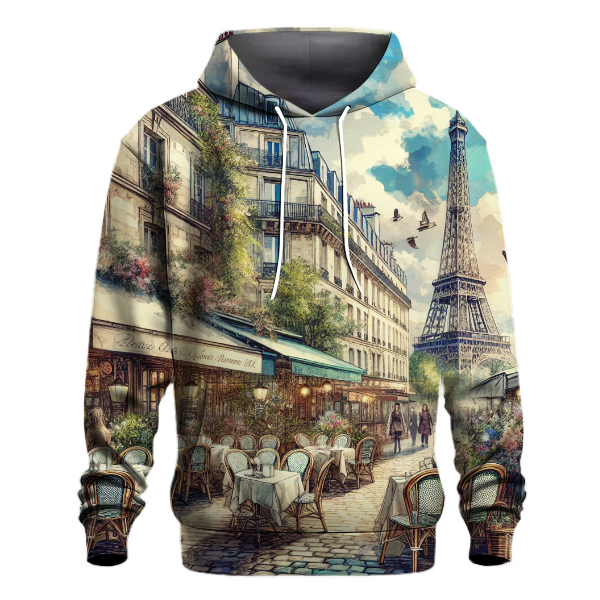 Charming Parisian Streets Hoodie