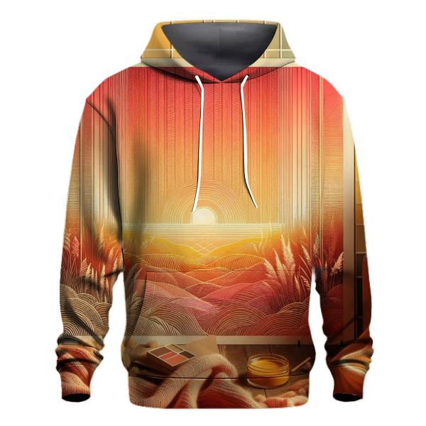 Sunset Glow Gradient Design Hoodie
