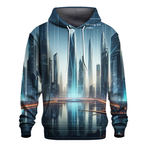 Futuristic Skyline Panorama Hoodie