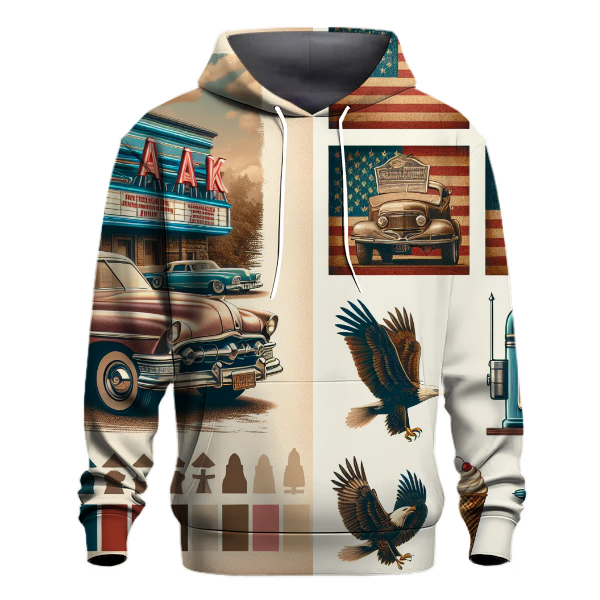 Vintage Americana Pride Hoodie