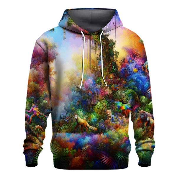Technicolor Jungle Escape Hoodie