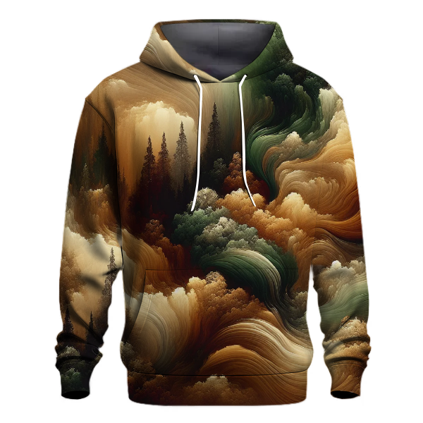 Rustic Woods Tie-dye Design Hoodie