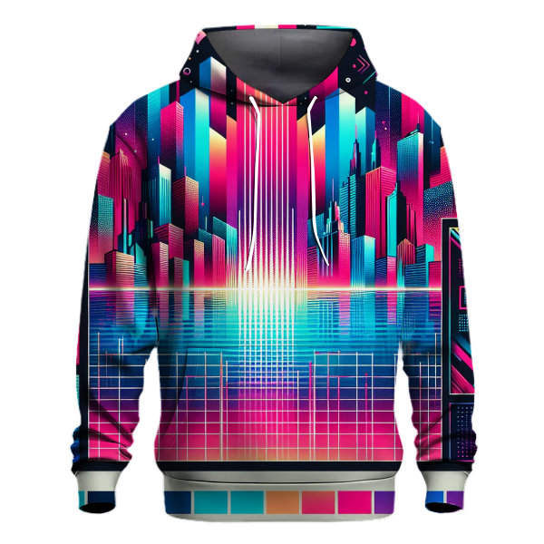 Electric Dreams Gradient Design Hoodie