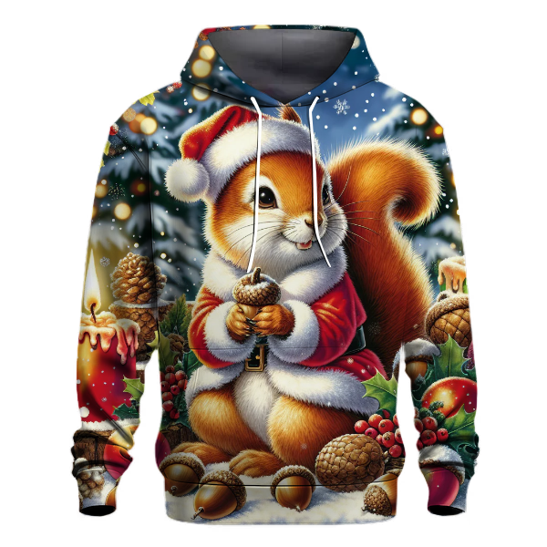 Nutty Holiday Squirrel Hoodie