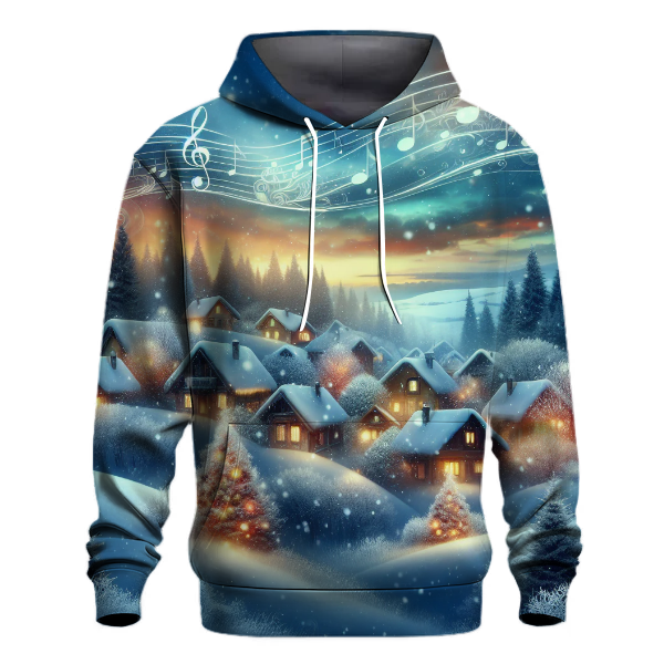 Snowy Village Serenade Hoodie