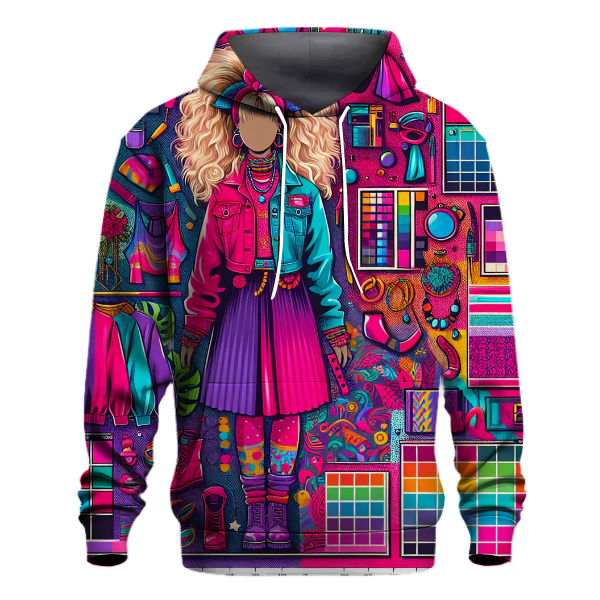 Radical 80s Fashion Remix Hoodie