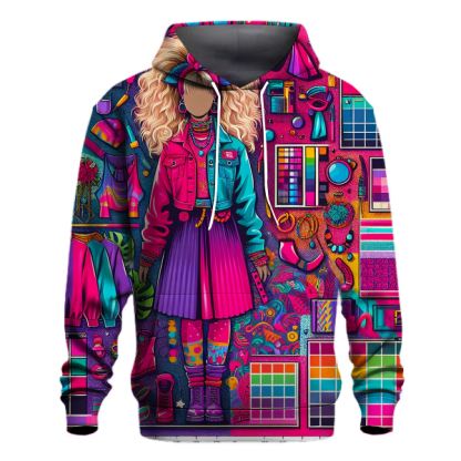 Radical 80s Fashion Remix Hoodie