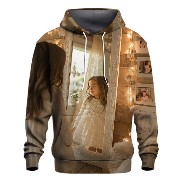 The Mirror of Reflection A Mothers Supportive Gaze Hoodie