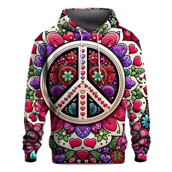 Hippie Peace Vibes Hoodie