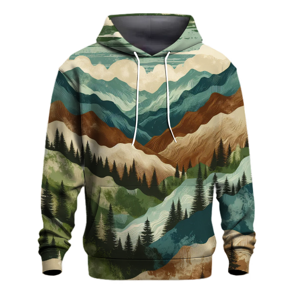 Mountain Trail Tie-Dye Hoodie