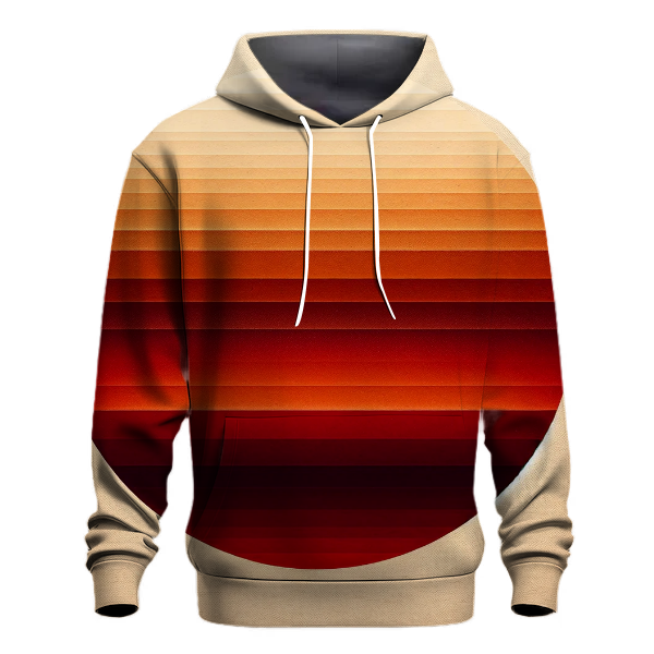 Rustic Sunrise Gradient Hoodie