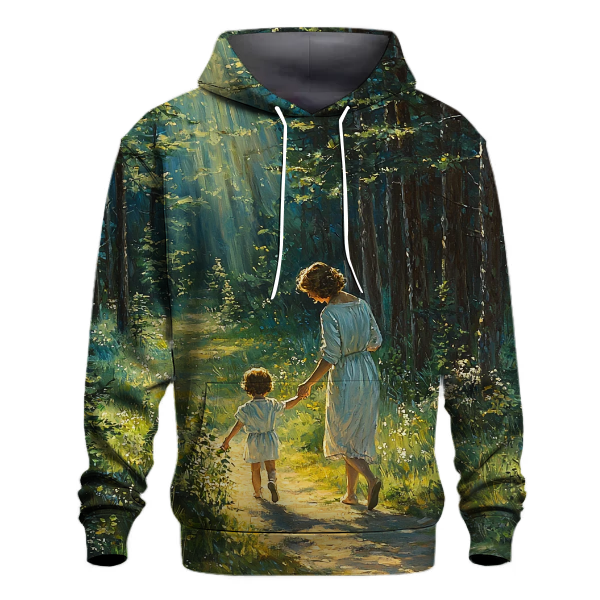 The Whispering Pines A Mothers Gentle Guidance Hoodie