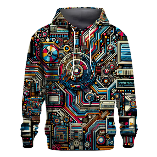 Retro Tech Fantasy Hoodie