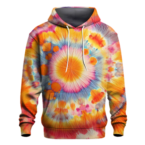 Sunrise Burst Tie-Dye Hoodie