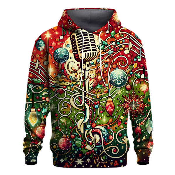 Christmas Lights Karaoke Hoodie
