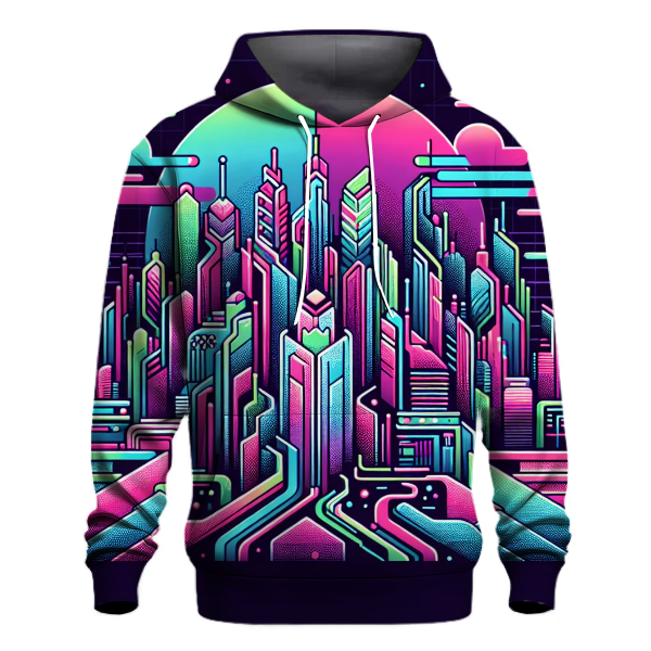 Cyber City Skyline Hoodie