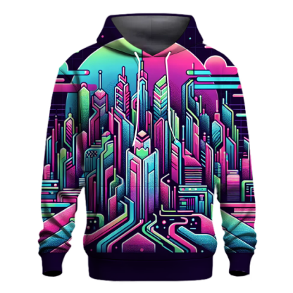 Cyber City Skyline Hoodie