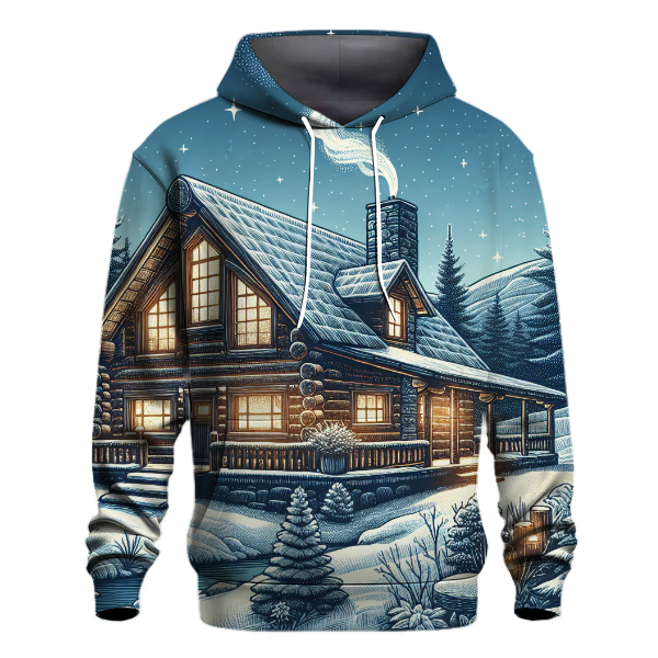 Cozy Cabin Christmas Eve Hoodie