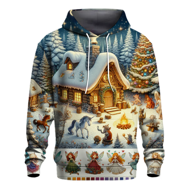 Enchanted Winter Fairy Tale Hoodie