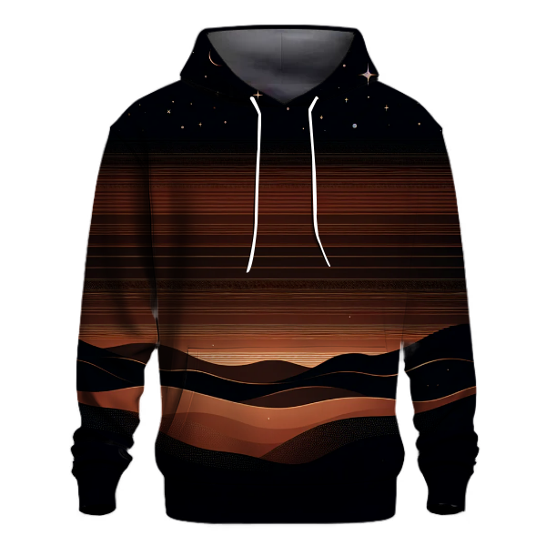 Amber Nightfall Gradient Hoodie
