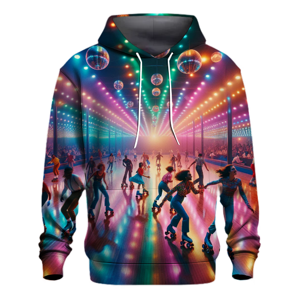 Roller Skating Rink Vibe Hoodie