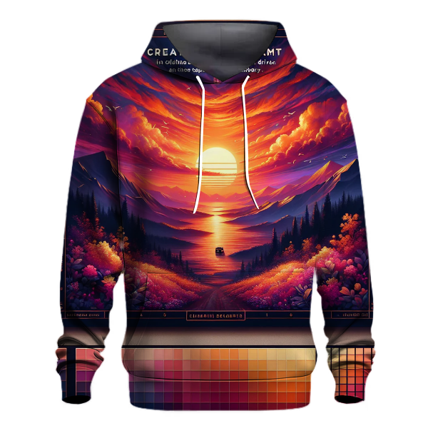 Electric Sunset Drive Hoodie