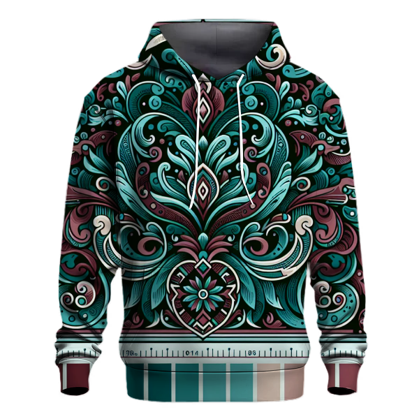 Vibrant Paisley Pulse Hoodie
