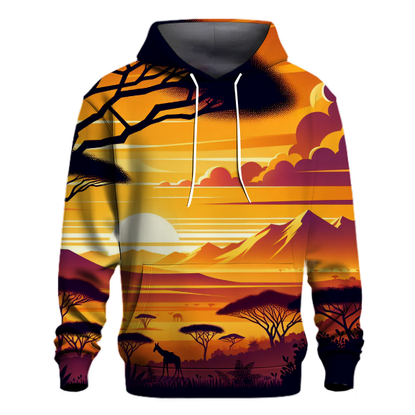 Golden Safari Sunset Hoodie