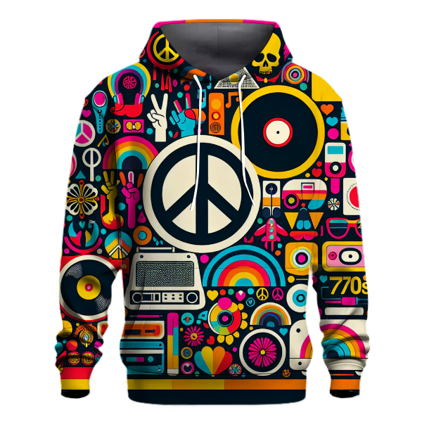 Cultural Icons Collage Hoodie