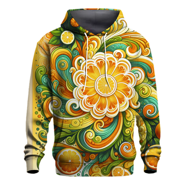 Citrus Twist Delight Hoodie