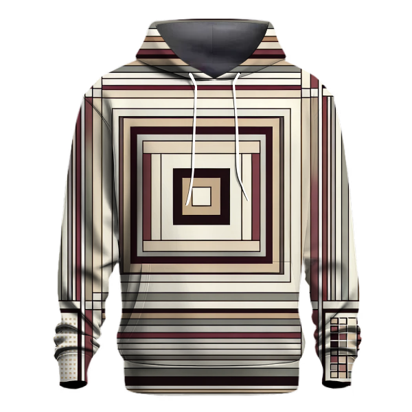 Harmony Stripes and Squares Hoodie