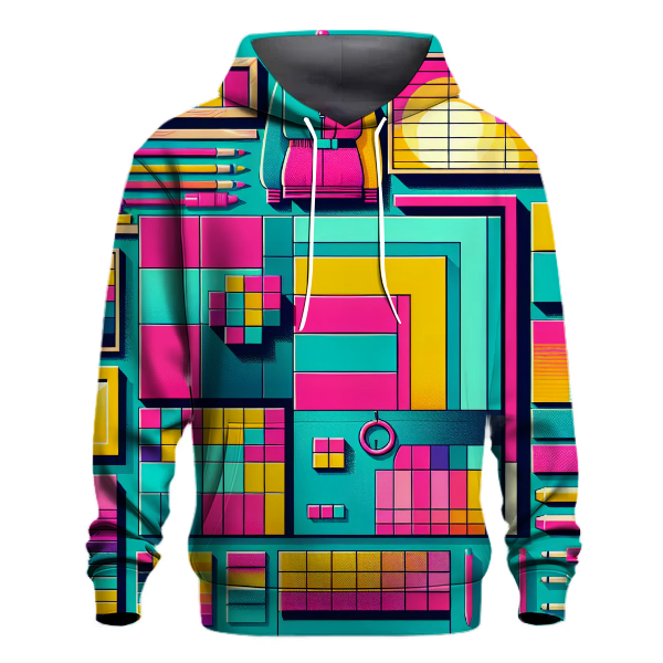 Rad Retro Color Blocks Hoodie