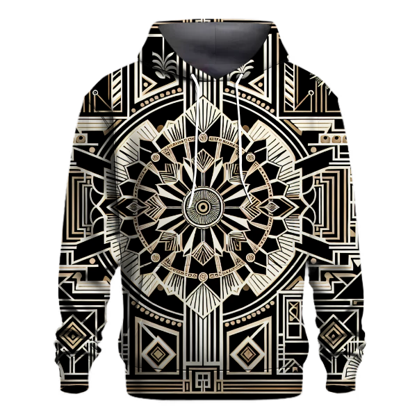 Geometric Art Deco Hoodie
