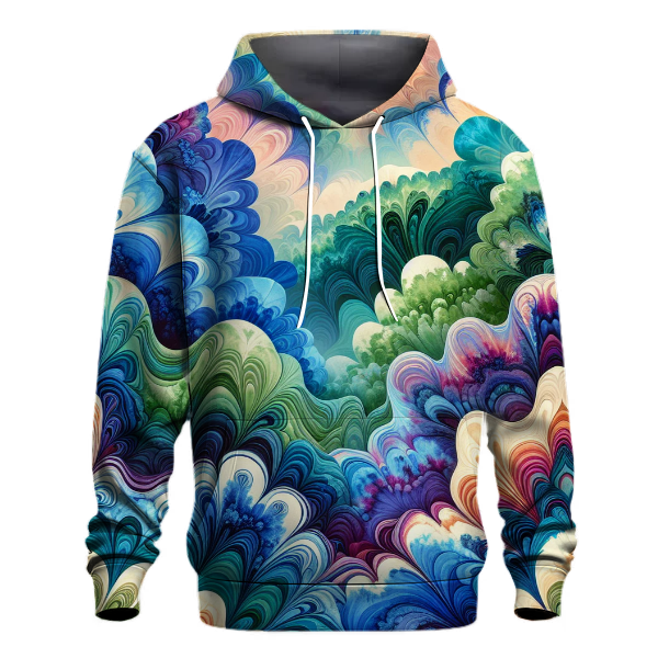 Vivid Tie-Dye Wave Hoodie
