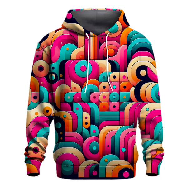 Abstract Disco Fractals Hoodie